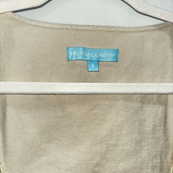 Melissa Odabash Ruby Tan Midi Dress Small | Melissa Odabash Ruby Sheath Dress - Picture 10 of 14